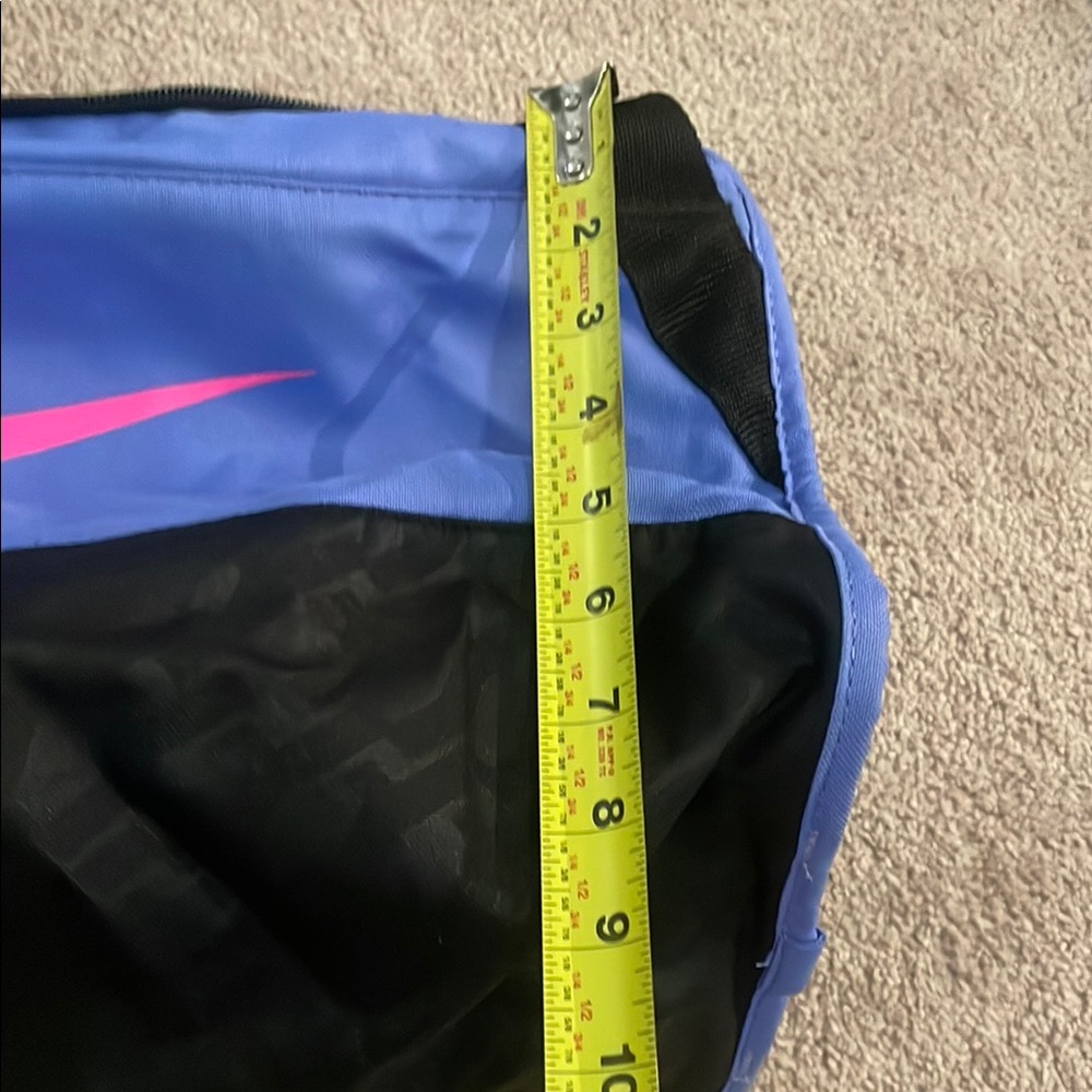 Nike Light Blue Travel Duffel with Pink Swoosh and Black Trim - Picture 6 of 6
